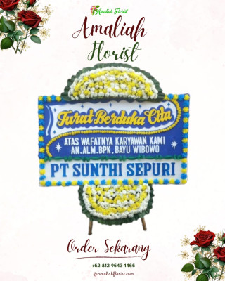 Papan Bunga Duka di Rimbo Ulu