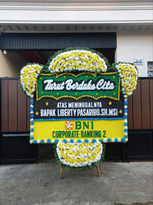 Papan Bunga Duka di Rimbo Ulu