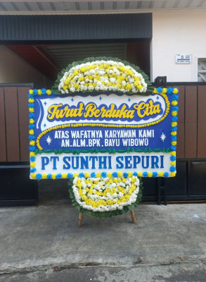 Papan Bunga Duka di Rimbo Ulu