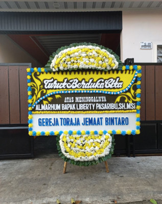 Papan Bunga Duka di Rimbo Ulu