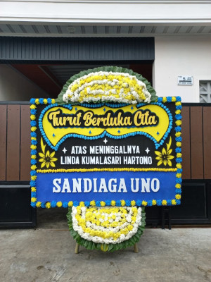 Papan Bunga Duka di Rimbo Ulu